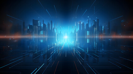 Abstract technology background Hi-tech communication concept futuristic digital innovation background vector illustration