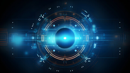 Abstract technology background Hi-tech communication concept futuristic digital innovation background vector illustration