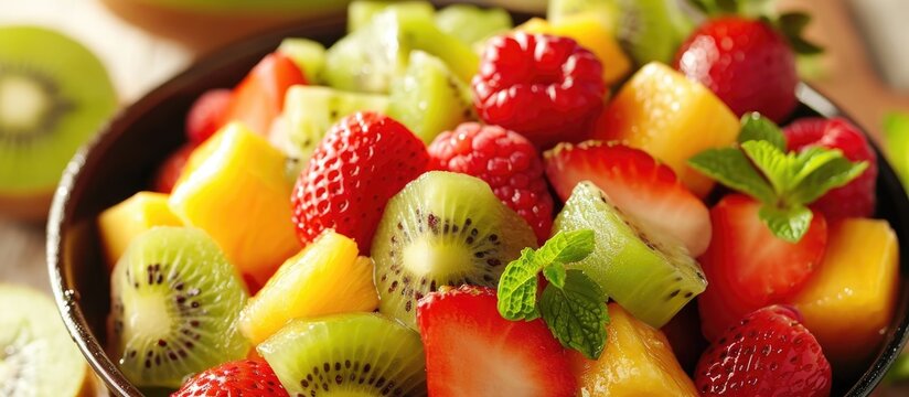 Tasty and refreshing fruit mix.