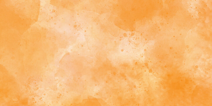 Abstract Orange Texture wall concrete blank dirty beige worn yellow grungy watercolor Background. orange and background Marble texture closeup in beige colors surface pattern.