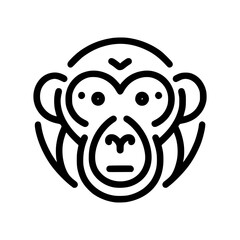 funny cartoon of a monkey