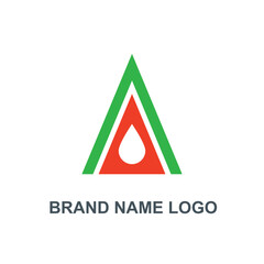 Modern letter A vector companies logo