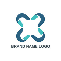 Initial letter X logo for company