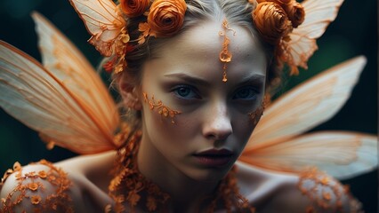 Portrait of a  Mythical creature Fairy