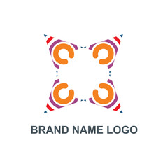 Initial letter X star logo design