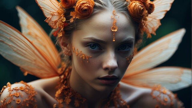Portrait of a  Mythical creature Fairy