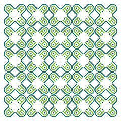 Seamless pattern with shapes