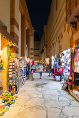 Port Ghalib Marsa Alam. Nocne życie portu.