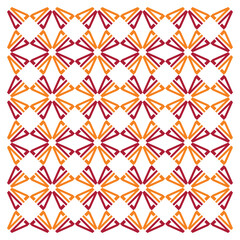 Seamless pattern with flowers and leaves