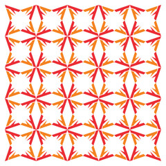 Seamless pattern with flowers and leaves