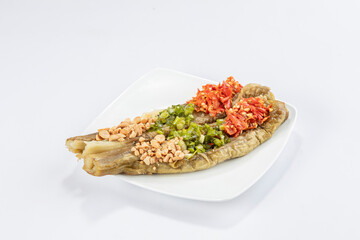 Smokey Delight: Cà Tím Nướng Mỡ Hành (Vietnamese Grilled Eggplant with Scallion Oil)
