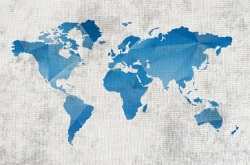 Fototapeta na wymiar map of the world 