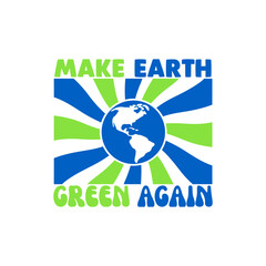 make earth green again SVG