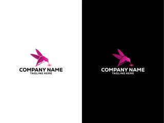  hummingbird logo design vector new template
