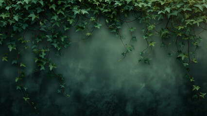Whimsical Botanical Vines: A Dark Fairy Tale Backdrop