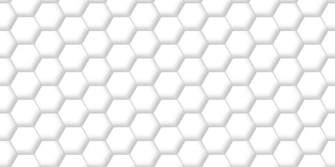 	
Abstract 3d background with hexagons pattern with hexagonal white and gray technology line paper background. Hexagonal vector grid tile and mosaic structure mess cell. white and gray hexagon.