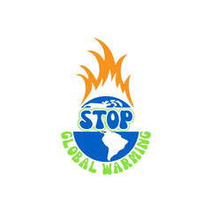 stop global warming SVG