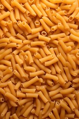 Extreme Close-Up of Uncooked Pasta AI Generated