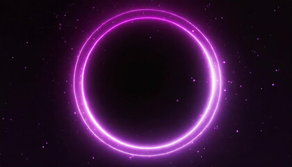 Fototapeta premium circle background with neon