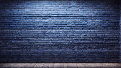blue brick wall for background
