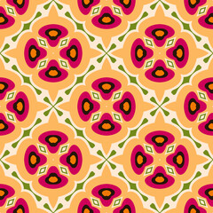 flower pattern abstract indian block print