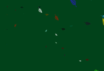 Light Multicolor, Rainbow vector sketch cover.