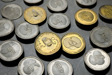 coins and bills. Generative AI