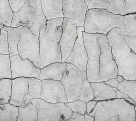 Cracked concrete as an abstract background. Texture