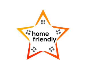 company home stay logo design template