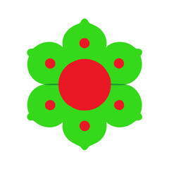 Beautiful flower shape design for various decorations.