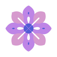 Beautiful flower shape design for various decorations.