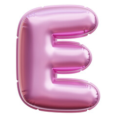 Alphabet E 3d Icon Illustration