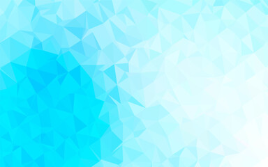 Fototapeta na wymiar Light BLUE vector polygonal pattern. Geometric illustration in Origami style with gradient. Textured pattern for background.