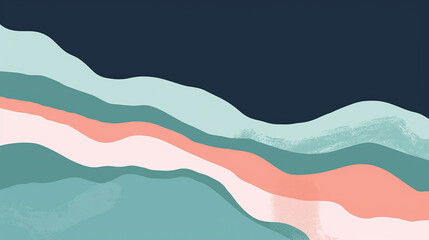 Seafoam, Navy Blue and Salmon colours banner background vector presentation design. PowerPoint and Business background.