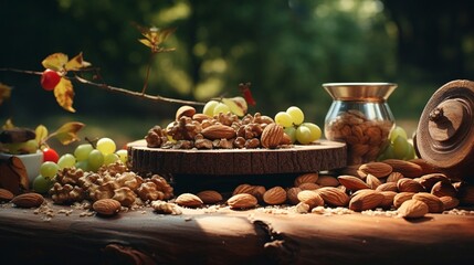 From Orchard to Table: A Nutty Display