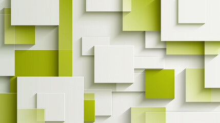 White, Celery Green and Wasabi Green abstract background vector presentation design. PowerPoint and Business background.