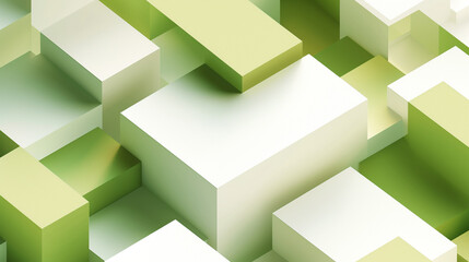 Naklejka premium White, Celery Green and Wasabi Green abstract background vector presentation design. PowerPoint and Business background.