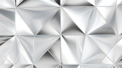 Shiny silver triangles shiny silver geometric triangles abstract