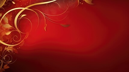 gold red color background Generative Ai