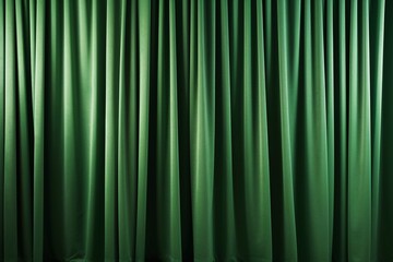 green curtain in theatre. Textured background