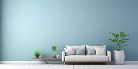 Simple Living Room Design Background.