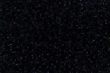 Stars in the night. Galaxy space background. Starry night sky. Glowing stars in space. 