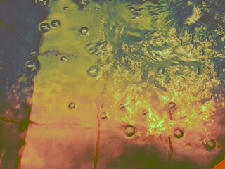 water drops on the window