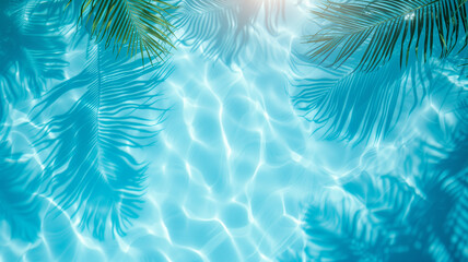 Fototapeta na wymiar Spa Concept Water Background with Blue Aqua Texture