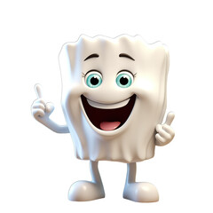 tooth cartoon character