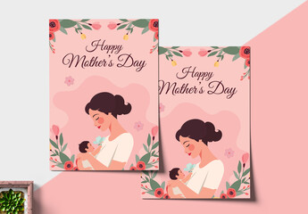 Mother's Day Card Layout