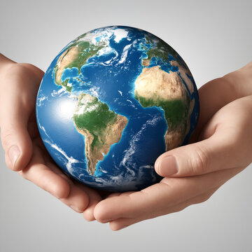 earth in human hands, Earth Day , Save Earth Concept