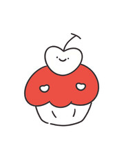 Obraz premium cupcake 1