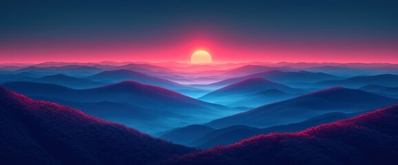 Nature Mountain  Sunrise Background, Wallpaper Pictures, Background Hd - obrazy, fototapety, plakaty