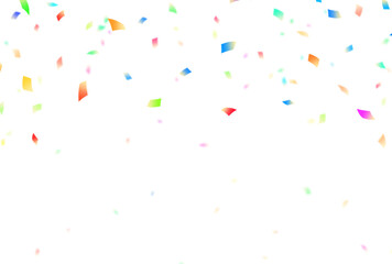 背景素材_紙吹雪_カラフル